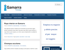 Tablet Screenshot of gamarratiendas.com